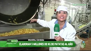 Una empresa montillana de producción de patatas fritas, en Andalucía Directo