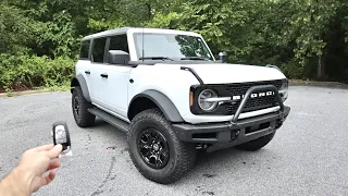 2022 Ford Bronco Wildtrak Sasquatch: Start Up, Exhaust, Test Drive, Walkaround and Review