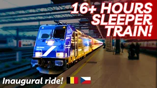 Brussels to Prague by EUROPEAN SLEEPER: The very FIRST train!