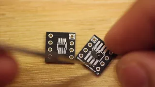 SMD is not that hard, first SMD solder and a SMD to throughhole Gerber Freebie