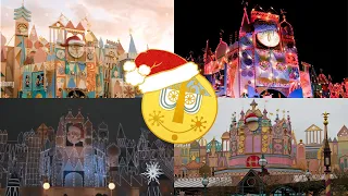 Every "it's a small world" Holiday Clock Parade