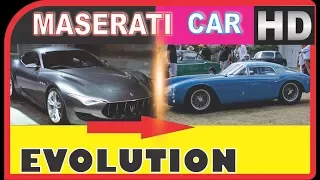 MASERATI CAR Evolution 1954 2018