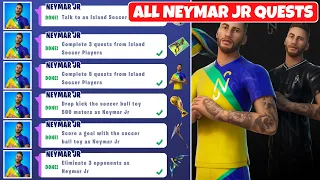 Fortnite All Neymar Jr Challenges & Rewards! (How to Unlock Neymar Jr & more)