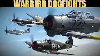 Warbird Dogfights | 3 vs 3 PvP | Spitfire P-51 Fw-190 Bf-109 | DCS WORLD