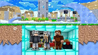 KAR FIRTINASI VS GÜVENLİ SIĞINAK 😱 - Minecraft