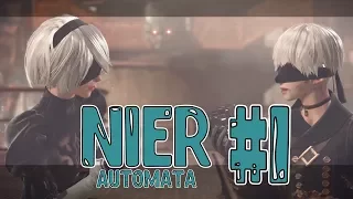 Nier: Automata #1 (НА РУССКОМ) - СНЯТСЯ ЛИ АНДРОИДАМ ЭПИЧНЫЕ БИТВЫ?