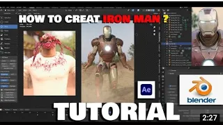 blende vfx tutorial in hind|| IRON MAN ,s HEAD BLAST VFX TUTORIAL in hindi [ruturaj vfx]. #shorts