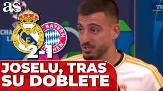 HÉROE VS EL BAYERN, JOSELU, DECLARACIONES tras su DOBLETE en CHAMPIONS LEAGUE | Real Madrid