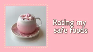 rating my safe foods (all low cal) tw ed