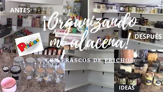 ORGANIZACIÓN DE LA ALACENA CON FRASCOS DE PRICHOS //IDEAS Y TIPS