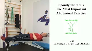 Spondylolisthesis Most Important Exercises - Abdominal SL Curl Up