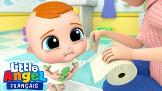 Bébé apprend la propreté sur le petit pot - Comptines pour Bébé | Little Angel Français