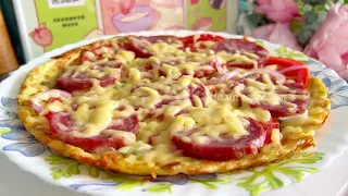 ВКУСНОТА ИЗ КАБАЧКА! Ленивая пицца из кабачка на сковороде