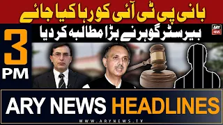 ARY News 3 PM  Headlines 27th March 2024 | 𝐁𝐢𝐠 𝐝𝐞𝐦𝐚𝐧𝐝 𝐨𝐟 𝐁𝐚𝐫𝐫𝐢𝐬𝐭𝐞𝐫 𝐆𝐨𝐡𝐚𝐫 | Prime TIme Headlines