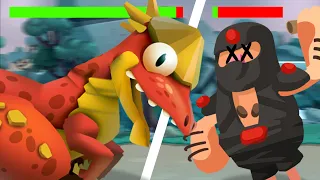 Ninjas Vs Dino's! | Dino Bash 2 - Ep6 HD