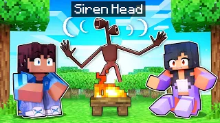 4 NIGHTS With SIREN HEAD In Minecraft!