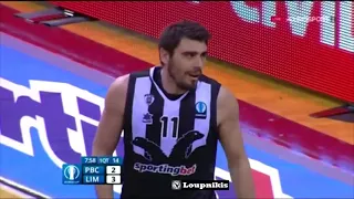 ΠΑΟΚ - Λιμόζ 88-75 / PAOK BC - Limoges CSP (12-1-16) Eurocup 2015-2016 - Last 32 full game