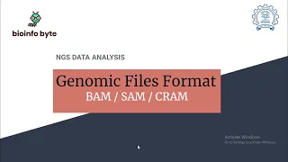 Genomic file formats: BAM / SAM file format