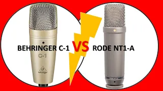 RODE NT1-A VS BEHRINGER C-1. BLIND COMPARASION