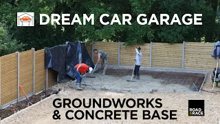 Laying The Garage's Concrete Foundations and Base | Dream Car Garage Pt.5