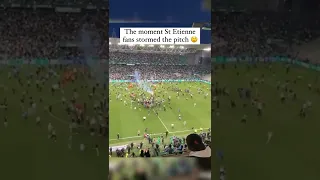 St Etienne players ran after pitch storm by fans