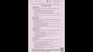 [COVID-19, Borders, & the Law] Panel 2 Pandemic Treaties & Travel Restrictions: The Present & Future