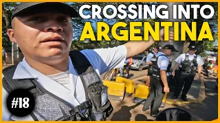 Crossing into Argentina from Brazil [S4.Ep.18]-Patagonia to Alaska on an Old KLR650