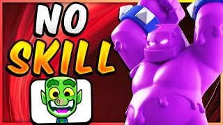 EASY ELIXIR GOLEM DECK STEALS WINS VS PROS in CLASH ROYALE!