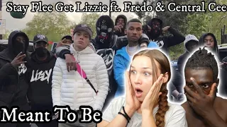 Americans Reacts 🔥 Stay Flee Get Lizzie ft. Fredo & Central Cee - Meant To Be