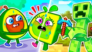 Rescue Avocado Baby from Zombie! 🧟‍♂️ Minecraft Story 🤩 || Best Cartoon by Pit & Penny Stories 🥑💖