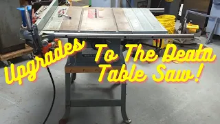Upgrades To The Delta Table Saw