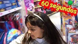 COMPRANDO MEU PRESENTE DE DIA DAS CRIANÇAS EM 60 SEGUNDOS - SERÁ QUE CONSEGUI??