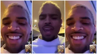 Chris Brown On FaceTime With Wally B. Seck “Breezy's Smile”