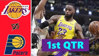 Los Angeles Lakers vs. Indiana Pacers Full Highlights 1st Quarter | NBA Season 2021