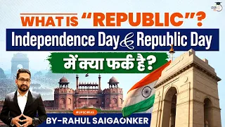 Meaning of the term ‘Republic’? | Difference between Independence Day & Republic Day | UPSC