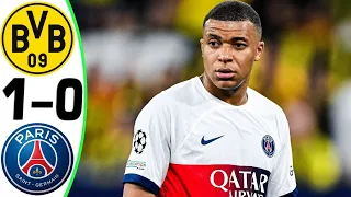 Borussia Dortmund vs PSG 1-0 - Goal and Highlights - 2024 😳 MBAPPE