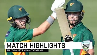 Tasmania vs South Australia Marsh One Day Cup Match full HD highlight