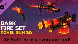 Dark fire set review (Pixel gun 3d)