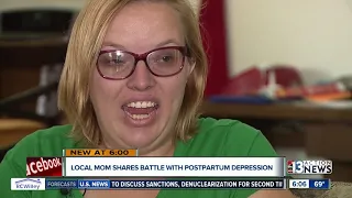 Local mom shares battle with postpartum depression