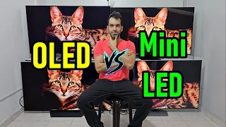 OLED vs Mini LED en Smart TVs / ¿Cuál es Mejor? QD OLED y WOLED vs Mini LED