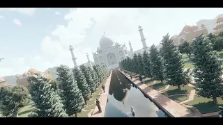 TAJ MAHAL 3D ANIMATION CINEMATIC