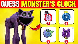 Guess The Monster's By Clock | Poppy Playtime Chapter 3, Garten Of Banban 6, Rainbow Friends