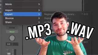 How to Export to MP3 and WAV - Logic Pro X Tutorial