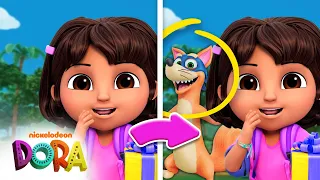 Swiper's Spot the Difference Game w/ Dora! #2 👀 | Dora & Friends