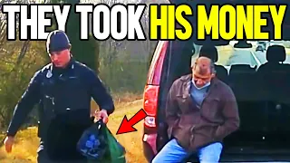 Dash Cam Shows Cops Take $100,000 From Innocent Man