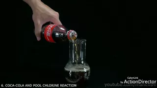 GolScience || Coca-cola and Pool Chlorine Powder Reaction