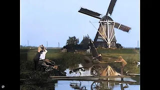 [4k, 50 fps, colorized] 1896-1899. Scenes of daily life. The Netherlands and Berlin.