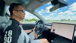 Tesla test drive