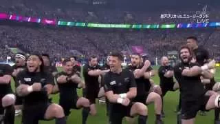 ラグビーW杯2015　南アフリカ戦　オールブラックス　ハカ［Haka］