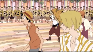 The strawhats find the baron omatsuri island (baron omatsuri and the secret island)